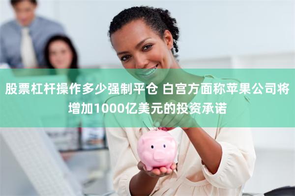 股票杠杆操作多少强制平仓 白宫方面称苹果公司将增加1000亿美元的投资承诺